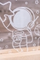 Preview: Lampe / Nachtlicht Astronaut -personalisiert-